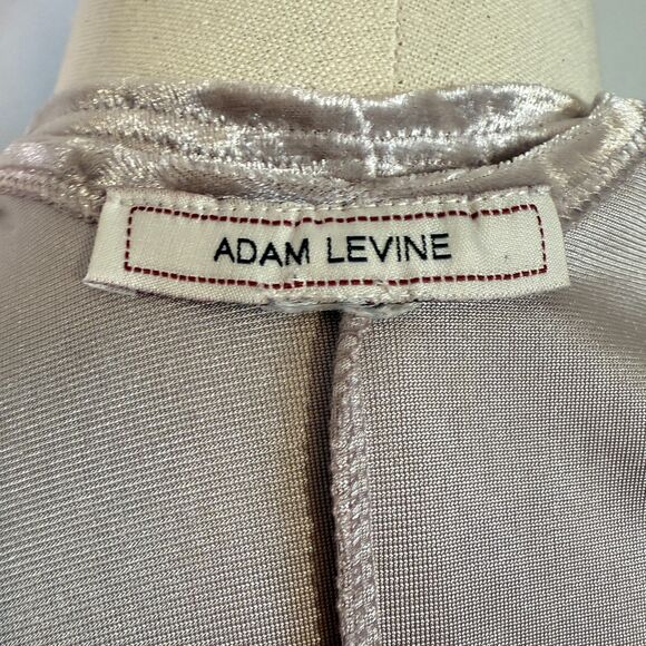 Adam Levine | Velvet Skater Dress | Pastel Pink Champagne | Sz S / M - Picture 8 of 8